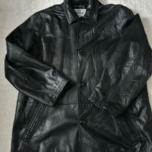 Men's Black Leather Jacket